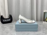 Prada Patent Pumps White For Women 3.5in/90mm PRD