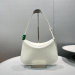 Bottega Veneta Flap Bag White, For Women, Women’s Bags 12.4in/31.5cm