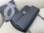 Chanel CoCo Luggage Gold Toned Hardware 46cm Black For Women