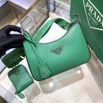 Prada Re-Edition 2005 Re-Nylon Mini Bag Green For Women, Women’s Bags 8.6in/22cm