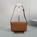 Celine Triomphe Shoulder Bag Brown For Women 8in/20cm 194143BFN.04LU