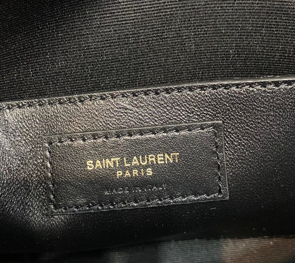 Saint Laurent Manhattan Small Shoulder Bag Black For Women 9.4in/24cm YSL 6756260SX0W1000