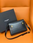 Saint Laurent Manhattan Small Shoulder Bag Black For Women 9.4in/24cm YSL 6756260SX0W1000