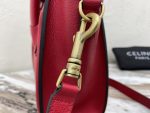 Celine Nano Luggage Bag In Drummed Red For Women 8in/20cm