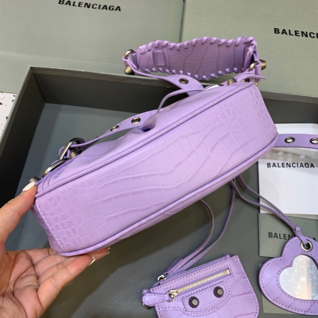 Balenciaga Le Cagole XS Shoulder Bag In Light Purple, For Women, Women’s Bags 10.2in/26cm 67130923EBY5306