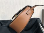 Celine Mini Besace Cuir Triomphe Brown For Women 4in/11cm 10J303DPQ.04LU