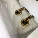 Saint Laurent Loulou Small Chain Bag In Matelassé “Y” White For Women 9.8in/23cm YSL 494699DV7279207