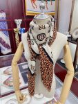 Louis Vuitton Wild at Heart Shawl Brown 140cm/55in