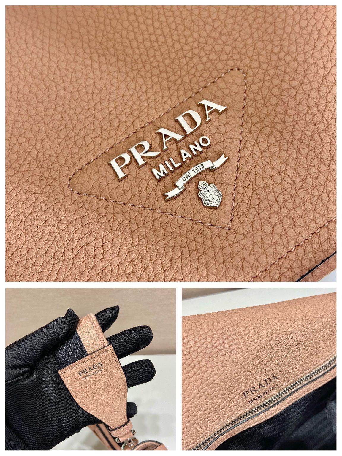 Prada Shoulder Bag Beige For Women, Women’s Bags 9in/23cm 1BD314_2DKV_F02YP_V_3OO