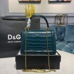 Dolce & Gabbana Small Devotion Bag Blue For Women 7.5in/19cm DG