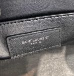 Saint Laurent Manhattan Shoulder Bag In-Shiny Black For Women 11.4in/29cm YSL 579271DND0J1000