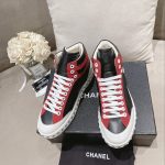 Chanel Women’s Schuhe Sneaker Black And Red For Women