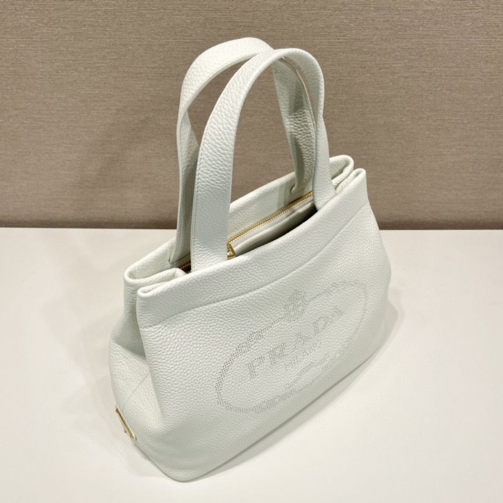 Prada Small Tote White For Women, Women’s Bags 12.6in/32cm