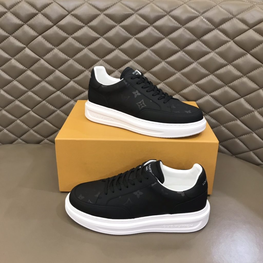 Louis Vuittion Beverly Hills Sneaker Black For Men LV