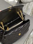 Saint Laurent Loulou Small Chain Bag Black For Women, Women’s Bags 9in/23cm YSL 494699FAAER1000