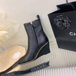 Chanel Women’s Ankle Boots Black For Women G39428 Y56146 94305