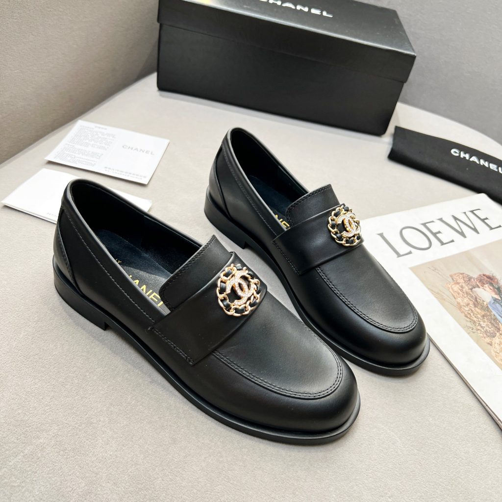 Chanel Women’s Loafers Black For Women