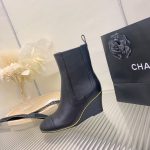 Chanel Women’s Ankle Boots Black For Women G39428 Y56146 94305