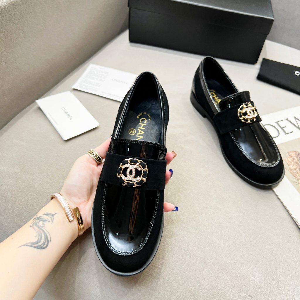 Chanel Women’s Loafers Black For Women