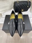 Chanel Women’s Loafer With Logo Black For Women