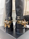 Chanel Women’s High Boots With Decor Black For Women 1.5in/ 4cm