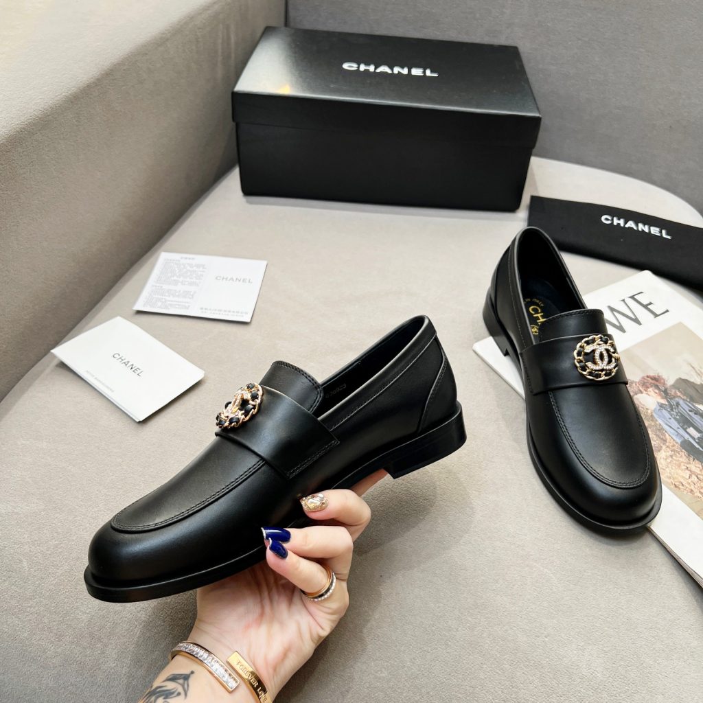 Chanel Women’s Loafers Black For Women