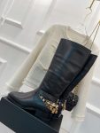 Chanel Women’s High Boots With Decor Black For Women 1.5in/ 4cm