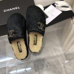 Chanel Women’s Mules With Opens Heels Black For Women