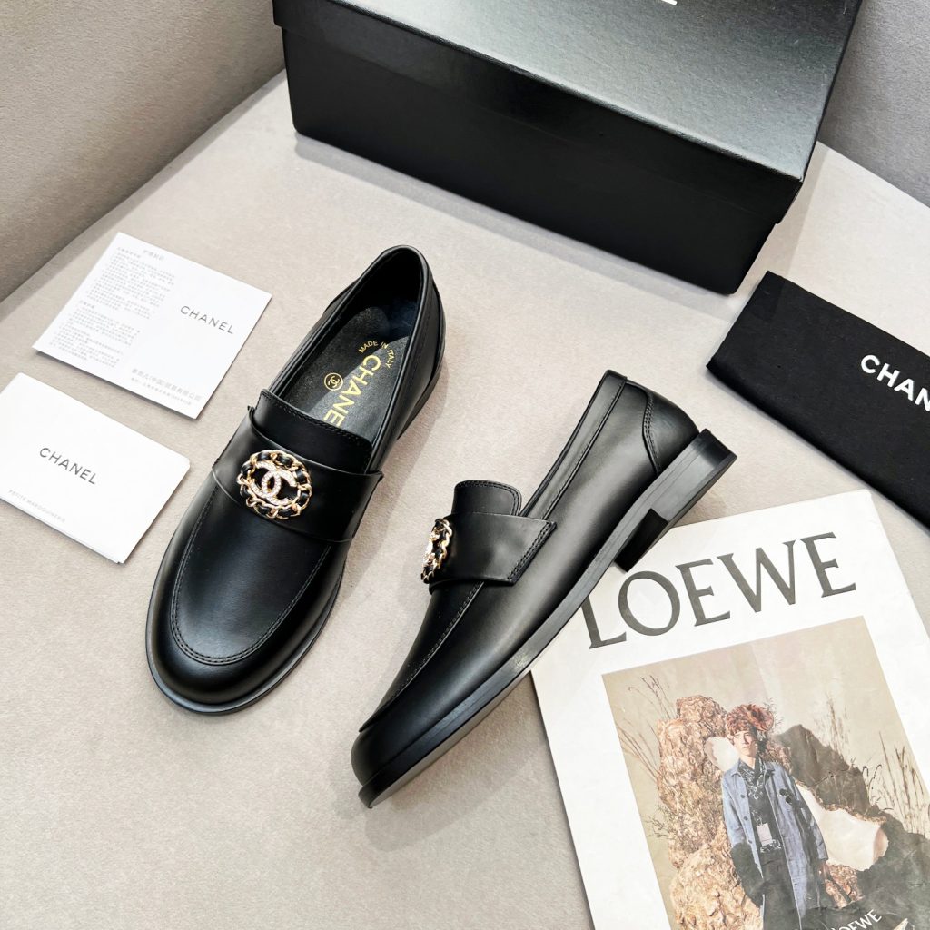 Chanel Women’s Loafers Black For Women