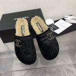 Chanel Women’s Mules With Opens Heels Black For Women