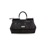 Dolce & Gabbana Sicily Handbag Black For Women 11.4in/29cm