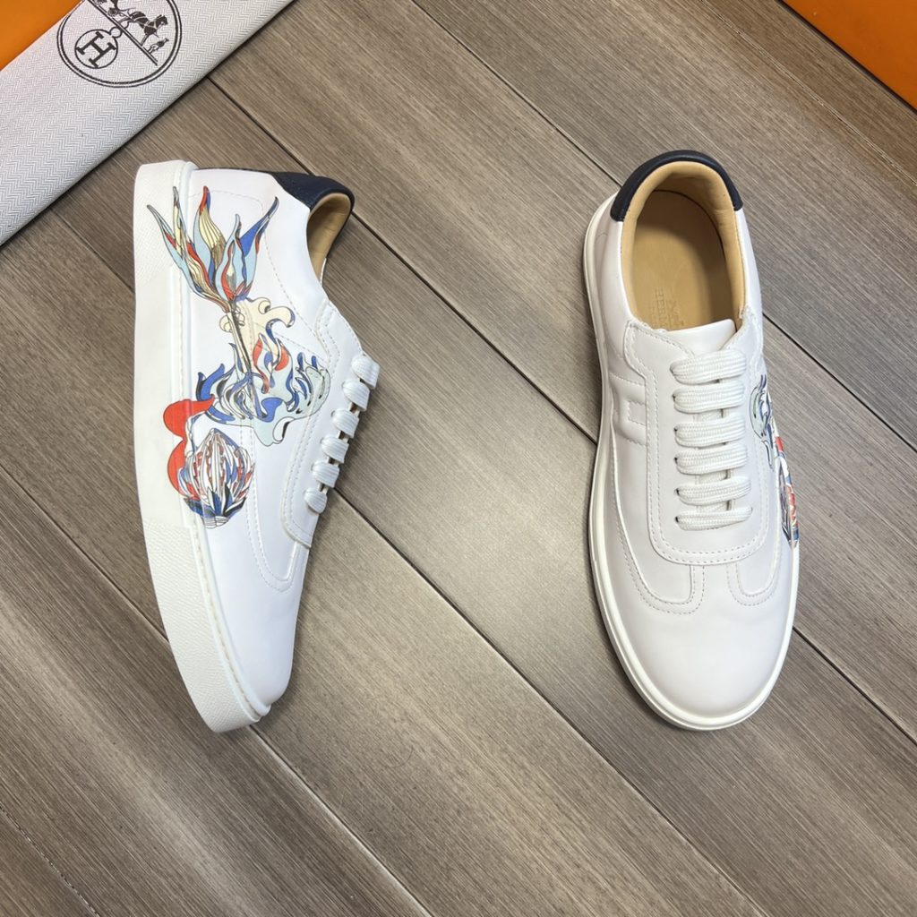 Hermes Quicker Sneaker White For Men