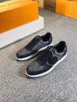 Louis Vuitton Rivoli Sneaker Black For Men LV 1A8EB5