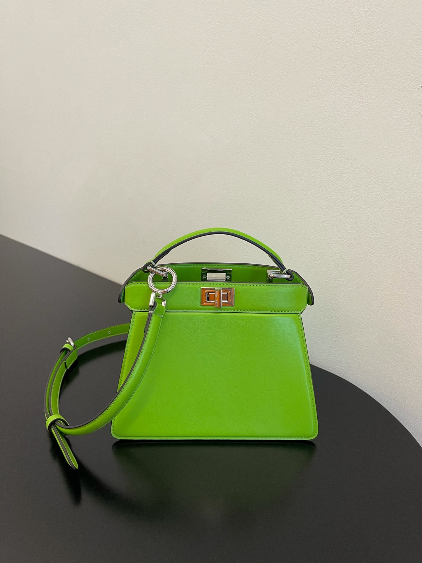 Fendi Peekaboo ISeeU Petite Chartreuse Small Bag For Woman 20cm/8in