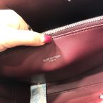 Saint Laurent Sac De Jour Baby In Shiny Burgundy For Women 10.2in/26cm YSL