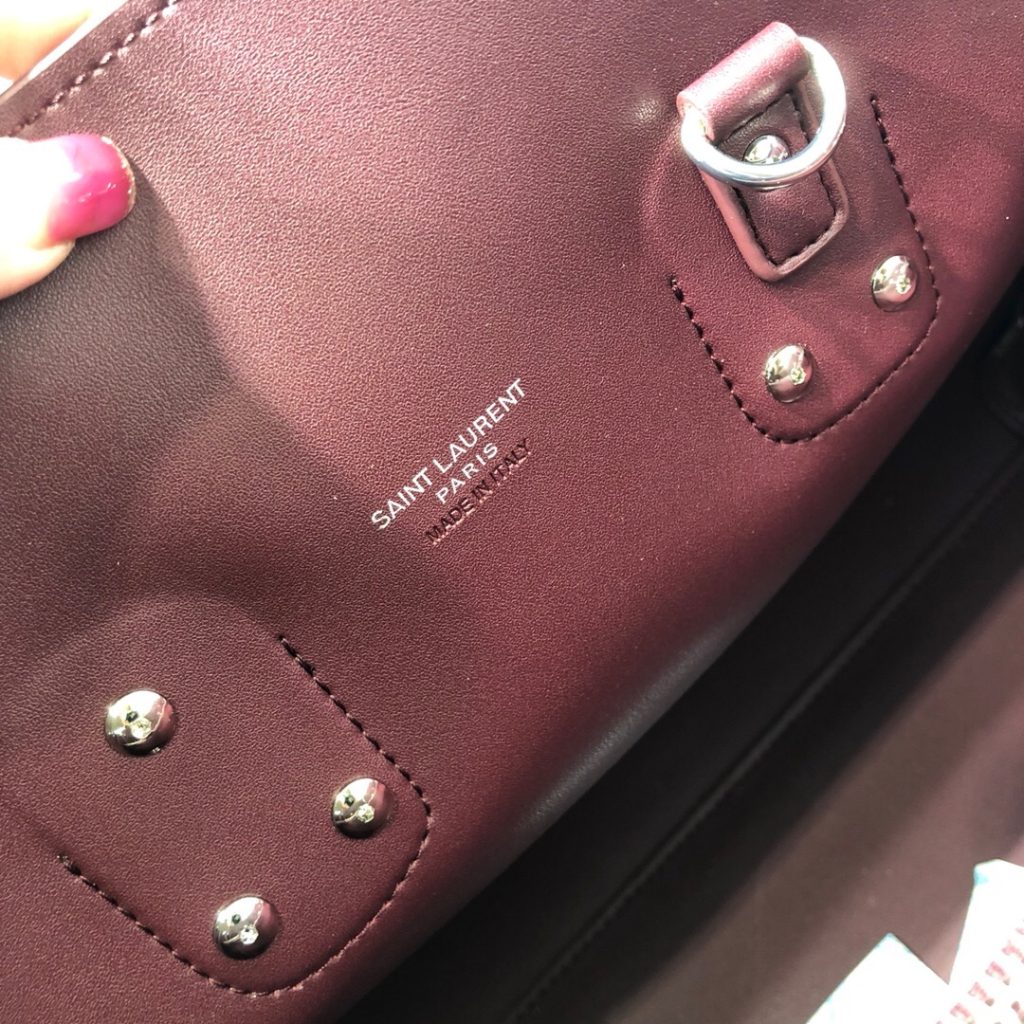 Saint Laurent Sac De Jour Small Burgundy For Women 12.5in/32cm YSL