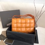 Bottega Veneta Padded Cassette Bag For Women 10.2in/26cm In Orange