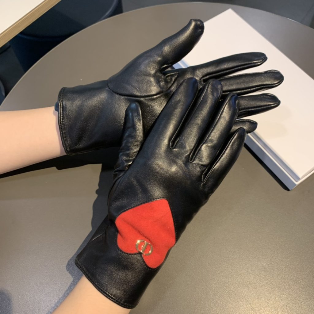 Dior Gloves In Black