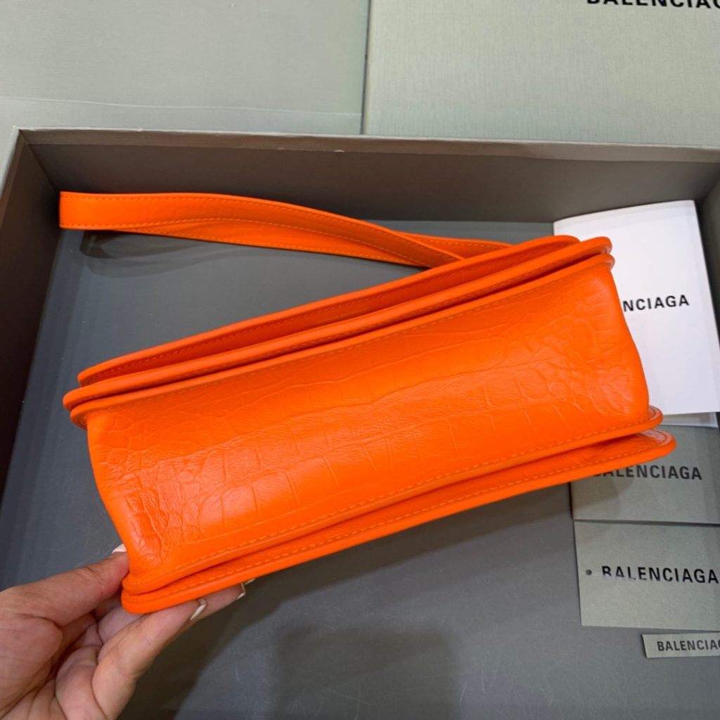 Balenciaga Gossip Small Shoulder Bag Orange, For Women, Women’s Bags 9.1in/23cm