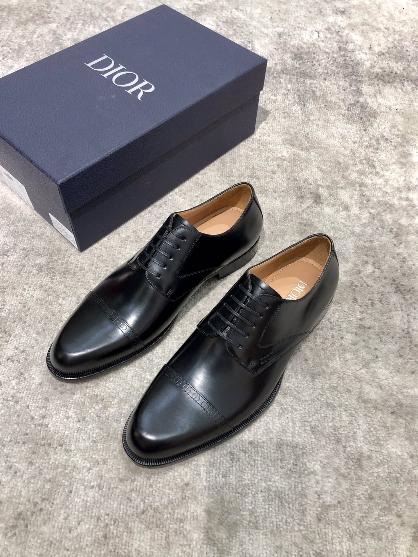 Christian Dior Timeless Derby Shoe Black For Men CD