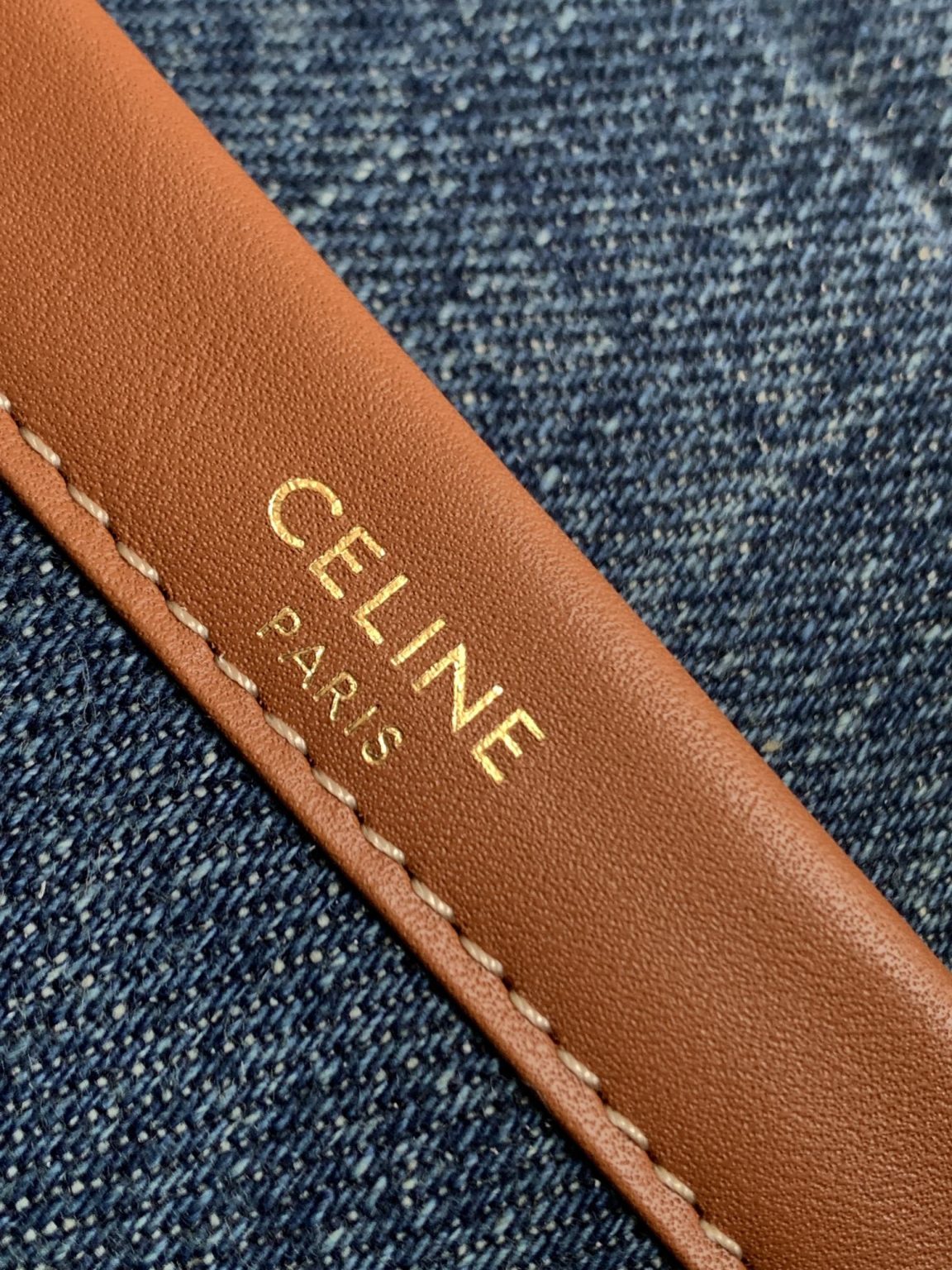 Celine Small Denim Tote For Women 11.4in/29cm