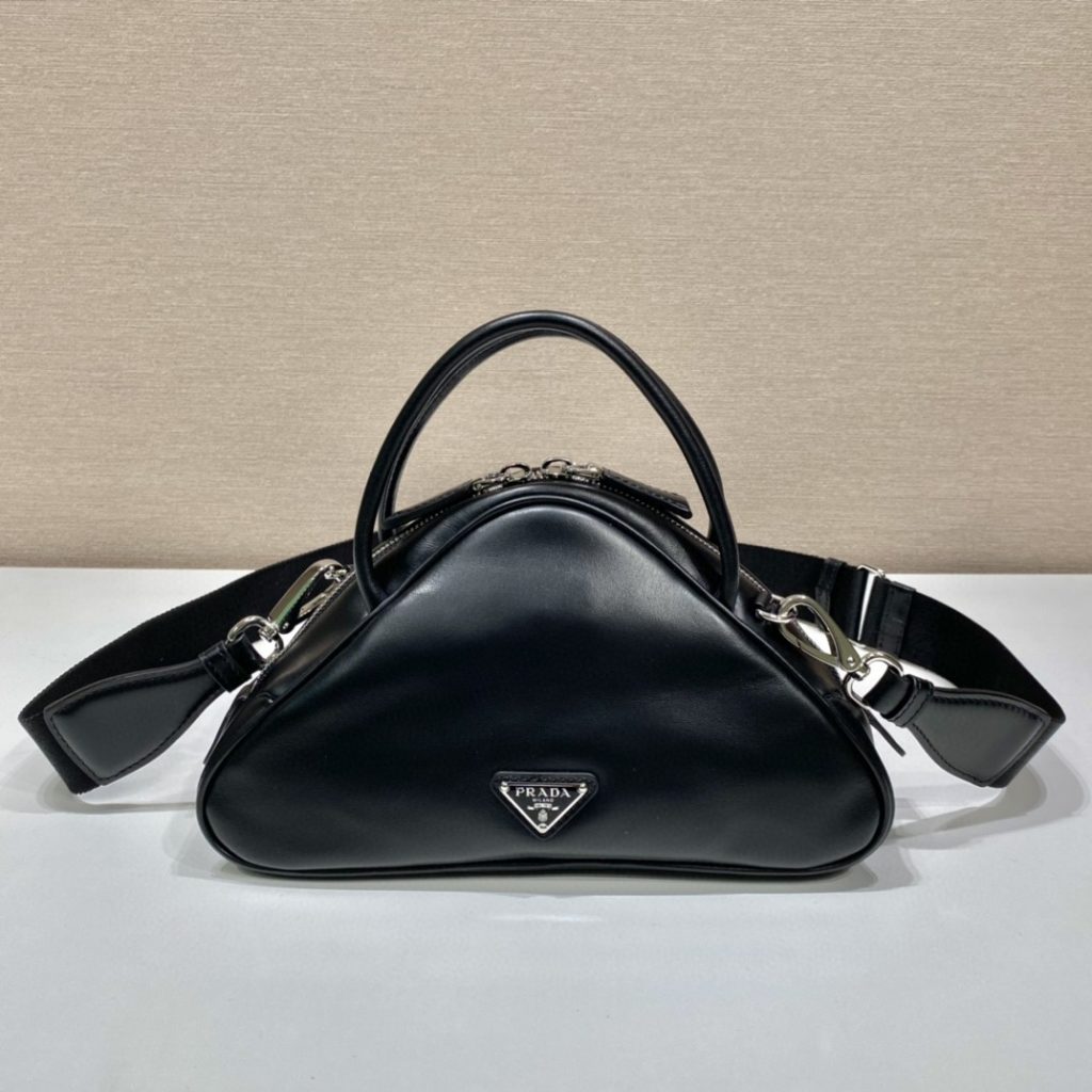 Prada Triangle Bag Black For Women, Women’s Bags 9.8in/25cm 1BB082_2BYA_F0002_V_NEO