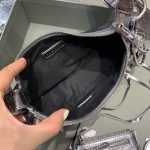 Balenciaga Le Cagole XS Shoulder Bag In Sliver, For Women, Women’s Bags 10.2in/26cm