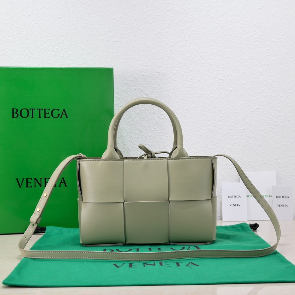 Bottega Veneta Mini Arco Tote Bag Green, For Women, Women’s Bags 9.8in/25cm