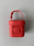 Celine Small Box Cuir Triomphe Red For Women 4in/11cm 199263EFB.27BR