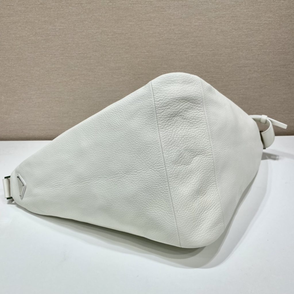 Prada Triangle Pouch White For Women, Women’s Bags 12.2in/31cm