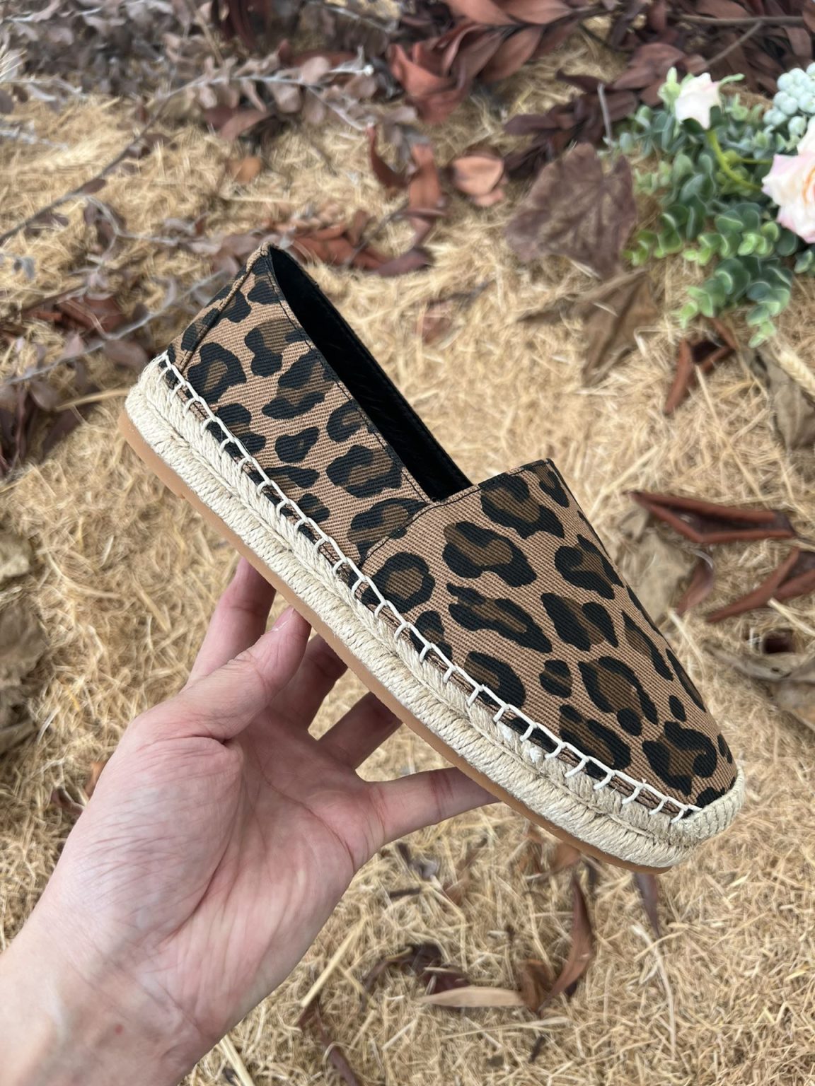 Saint Laurent Women’s Ysl Embroidered Espadrilles Brown For Women YSL