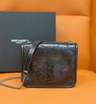 Saint Laurent Niki Wallets On Chain Black For Women 7.5in/19cm