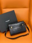 Saint Laurent Manhattan Small Shoulder Bag Black For Women 9.4in/24cm YSL 675626DND0W1000