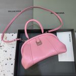 Editor Small Top Handle Bag Pink/Black For Women 10.6 in/27 cm